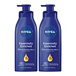 [S&amp;S] $8.78*: 2-Pack 16.9-Oz Nivea Essentially Enriched 48 Hour Moisture Body Lotion at Amazon