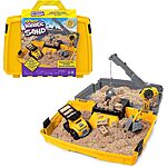 $11.99*: Kinetic Sand Construction Site Folding Sandbox w/ 2lbs Play Sand &amp; Toy Truck at Amazon