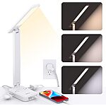 $13.49*: Power Strip w/ LED Desk Lamp: 4 Outlets, 4 USB Ports (2 USB-C) at Amazon