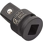 $5.99: Sunex Tools 1/2 Inch Drive, 1/2&quot; Female x 3/4&quot; Male Impact Adapter (2302) at Amazon
