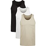 $10.99*: 3-pk Hanes Men's Originals Tagless Moisture-Wicking Tank Tops (White/Tan/Black) at Amazon