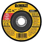 DeWALT 1/4" Thick Grinding Wheel (4.5" Diameter, 7/8" Arbor) $1.65