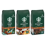 3-Pack 12-Oz Starbucks Ground Coffee Variety Pack (Medium Roast, 100% Arabica) $15 w/ Subscribe &amp; Save