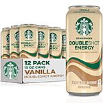 [S&amp;S] $18.84*: 12-Pack 15-Oz Starbucks Doubleshot Energy Coffee Beverage (Vanilla) at Amazon ($1.57 each)