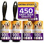 5-Pack 90-Sheet Trazon Lint Roller w/ 2 Roller Handles $4.50 &amp; More w/ S&amp;S