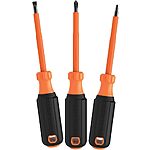 3-Piece Klein Tools Insulated Screwdriver Set (85073INS) $16.50