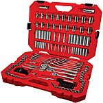 $84.15*: 159-pc Craftsman Standard (SAE) &amp; Metric Polished Chrome Mechanics Tool Set w/ Hard Case at Amazon