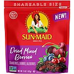 [Prime] $8.99: 15-Oz Sun-Maid Dried Mixed Berries at Amazon