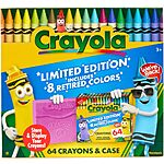 $5.99: 64-Count Crayola Crayon Box With Limited Edition Colors &amp; Plastic Case at Amazon