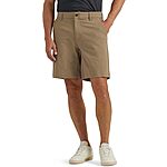 $14.81: Lee Men's Extreme Motion Regular Fit Synthetic Flat Front Short at Amazon