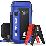 $14.02*: ZunDian 3000A Portable Car Battery Jump Starter w/ Flashlight at Amazon