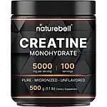 [S&amp;S] $13.43*: 1.1-Lb NatureBell Creatine Monohydrate Powder (Unflavored, 100 Servings) at Amazon