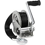 Camco Trailer Boat Winch w/ 20' Strap (2,000 lb Weight Capacity) $20.05