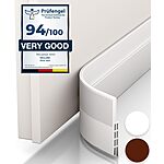 39" Vellure Door Draft Stopper (White or Brown) $6.90 &amp; More