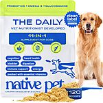[S&amp;S] $14.39: 28-Oz Native Pet Dog Vitamins &amp; Supplements - 11-in-1 Multivitamin Powder (120 Scoops) at Amazon