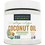 [S&amp;S] $6.99: 16-Oz Viva Naturals Organic Coconut Oil at Amazon
