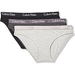 $13: 3-Pack Calvin Klein Women's Motive Cotton Multipack Bikini Panty at Amazon