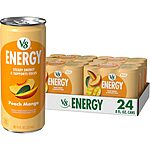[S&amp;S] $8.08*: 24-Pack 8-Oz V8 +Energy Drink (Peach Mango) at Amazon (33.7￠ each)