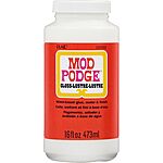 $4.79: 16-Oz Mod Podge Gloss Sealer, Glue &amp; Finish at Amazon