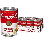 12-Pack 10.5-Oz Campbell's Condensed Soup (Vegetarian Vegetable) $5.75 w/ Subscribe &amp; Save