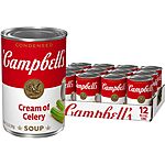 [S&amp;S] $9.60: 12-Pack 10.5-Oz Campbell's Condensed Soup (Cream of Celery) at Amazon (80￠ each)