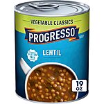 [S&amp;S] $1.59: 19-Oz Progresso Gluten Free Lentil Vegetable Classics Canned Soup at Amazon