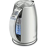 $50.94*: 1.7-L Cuisinart Stainless Steel Cordless Electric Kettle w/ 6 Preset Temperatures at Amazon