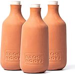 [Prime] $23.99: 3-Pack Back to the Roots Self-Watering Terracotta Olla Pot at Amazon