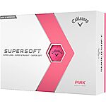 12-Count Callaway Golf Supersoft Golf Balls (2023, 3 Colors) $18.75
