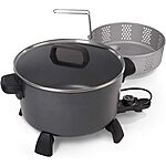 $47.94: 10-Qt Presto Kitchen Kettle XL Multi-Cooker, Steamer and Deep Fryer (06009) at Amazon