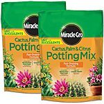 2-Pack 8-Qt Miracle-Gro Cactus, Palm and Citrus Potting Mix $5.40