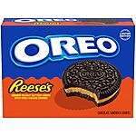 10.81-oz OREO REESE'S Peanut Buttery Creme Chocolate Sandwich Cookies $3.75