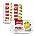 [S&amp;S] $23.11: 12-Pack 4.05-Oz King Oscar Mackerel in Olive Oil with Lemon at Amazon ($1.93 each)