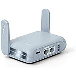 $70.46*: GL.iNet GL-MT3000 Beryl AX Pocket-Sized Wi-Fi 6 Wireless Travel Gigabit Router at Amazon