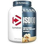 [S&amp;S] $114.50*: 2 × 80-Oz Dymatize ISO100 Whey Protein Powder (Vanilla, 76 Servings) ($57.25 each) at Amazon