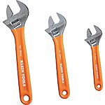 $29.98: 3-Piece Klein Tools Adjustable Wrench Set (6-Inch, 8-Inch, 10-Inchб D5073) at Amazon