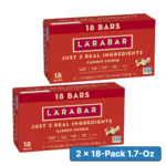 [S&amp;S] $24.24: 2 × 18-Pack 1.7-Oz LÄRABAR Fruit &amp; Nut Bars (Cashew Cookie) ($12.12 each) at Amazon