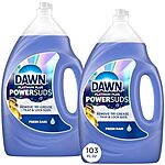 [Regional/MidAtlantic, S&amp;S] $13.98: 2-Pack 51.5-Oz Dawn Platinum Plus PowerSuds Dish Soap Liquid at Amazon ($6.99 each)