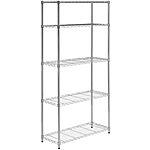 $44.58*: Honey-Can-Do 5-Tier Adjustable Shelving Unit (36'' x 72&quot; x 14&quot;, Chrome) at Amazon