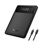 [AC] $44.99*: Baseus Laptop Power Bank, 100W Blade USB C Portable Laptop Charger at Amazon