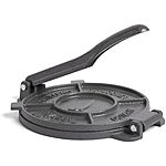 $13.17*: 8&quot; Alpha Living Heavy Duty Cast Iron Empanda Press Quesadilla Tortilla Maker at Amazon