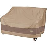 $27: DUCKCOVERS Elegant Waterproof 60 Inch Patio Loveseat Cover, 60W x 36D x 35H at Amazon