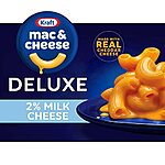 $2: 14-Oz Kraft Deluxe Macaroni &amp; Cheese Dinner (2% Milk) at Amazon
