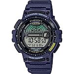 $17.97*: Casio Fishing Timer Quartz 45.3mm Watch w/ Resin Strap (Blue) at Amazon