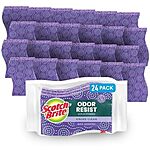 [S&amp;S] $12.33: 24-Count Scotch-Brite Odor Resist Non-Scratch Scrub Sponge at Amazon (51.4￠ each)