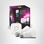 [AC] $51.94: Used - Like New: Philips Hue Smart Light Starter Kit (Bridge + 2 Color Bulbs) at Amazon