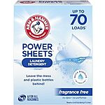 [S&amp;S] $4.99: 35-Count Arm &amp; Hammer Power Sheets Laundry Detergent at Amazon