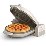$17.99*: bella Fits-anywhere Flip-n-Store Belgian Waffle Maker (Oatmilk) at Amazon