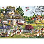 $5.49: 1000-Piece Buffalo Games Jigsaw Puzzle for Adults (Silver Select - Charles Wysocki - Love) at Amazon
