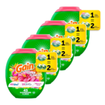 [S&amp;S, AC] $38.97: 4 × 45-Count Gain Super Sized Flings Laundry Detergent Pacs (Hibiscus Hula) ($9.74 each) at Amazon
